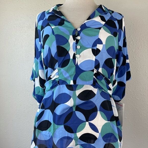 NWT Emma James Womens Top Size 12 Petite - Picture 1 of 7